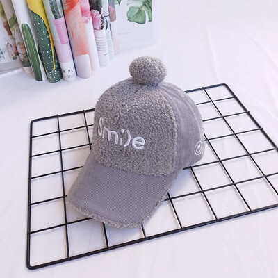 Childrens Hat Womens autumn&winter Korean version lambswood baseball cap boy girls cap casual all-around warm hat trend
Childrens Hat Womens autumn&winter Korean version lambswood baseball cap boy girls cap casual all-around warm hat trend