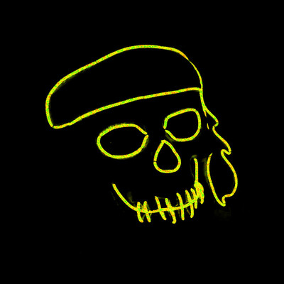 Halloween Ghost Dance Party Bar Environment-friendly Plastic Gorgeous Color EL Cold Light Luminous Mask
Halloween Ghost Dance Party Bar Environment-friendly Plastic Gorgeous Color EL Cold Light Luminous Mask