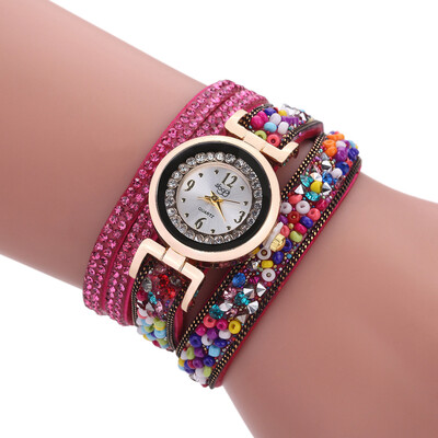Explosion models colorful stone winding female bracelet watch diamond winding ladies quartz watch
Explosion models colorful stone winding female bracelet watch diamond winding ladies quartz watch