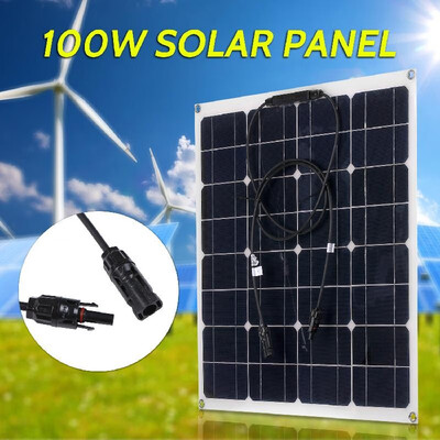 100W 18V Monocrystalline Solar Panel Module Kit High Efficiency IP65 Water Resistance with 1020304050A Solar Charge Controller
100W 18V Monocrystalline Solar Panel Module Kit High Efficiency IP65 Water Resistance with 1020304050A Solar Charge Controller