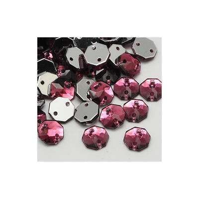 Sew on Rhinestone Taiwan Acrylic Rhinestone Two Holes Garments Accessories Faceted Octagon MediumVioletRed 10x95x3mm Hole
Sew on Rhinestone Taiwan Acrylic Rhinestone Two Holes Garments Accessories Faceted Octagon MediumVioletRed 10x95x3mm Hole