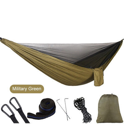 Portable Hammock singlesDouble Person Camping Survival Garden Swing Hunting Hanging Sleeping Chair Travel Furniture Parachute Ha
Portable Hammock singlesDouble Person Camping Survival Garden Swing Hunting Hanging Sleeping Chair Travel Furniture Parachute Ha