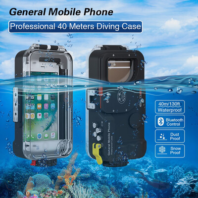 Meikon 40m130ft 7 Universal Waterproof Housing Diving Phone Case Cover Bag For Huawei P30 proP20Samsung etc Mobile Phone
Meikon 40m130ft 7 Universal Waterproof Housing Diving Phone Case Cover Bag For Huawei P30 proP20Samsung etc Mobile Phone