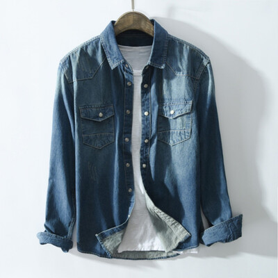Toponeto Mens New Fashion Autumn Winter Casual Denim Long Sleeve Pockets Tops Blouse
Toponeto Mens New Fashion Autumn Winter Casual Denim Long Sleeve Pockets Tops Blouse