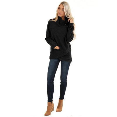 Women Sweathsirt Faux Fur Teddy Bear High Neck Exposed Zipper Crossover Drape Hemline Casual Tops
Women Sweathsirt Faux Fur Teddy Bear High Neck Exposed Zipper Crossover Drape Hemline Casual Tops