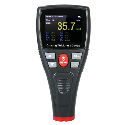 Digital Paint Coating Thickness Gauge Handheld Coatings Thickness Tester with Auto Function FeNF Probe Car Detector Automotive Co
Digital Paint Coating Thickness Gauge Handheld Coatings Thickness Tester with Auto Function FeNF Probe Car Detector Automotive Co