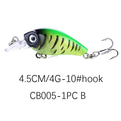 Crank Lures Fishing lure 45cm 4G Bait Minnow Fishing Lures 3D Eyes Wobblers Crankbait
Crank Lures Fishing lure 45cm 4G Bait Minnow Fishing Lures 3D Eyes Wobblers Crankbait
