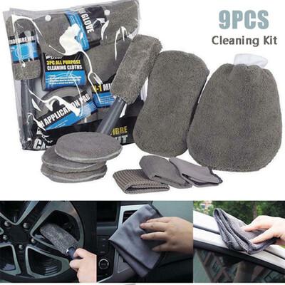 Gobestart 9PCS one set Of Car Wash Cleaning Kit Microfiber Car Detailing Washing Tools
Gobestart 9PCS one set Of Car Wash Cleaning Kit Microfiber Car Detailing Washing Tools