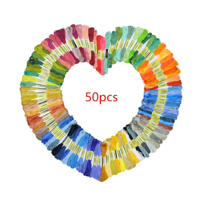 Multi-color Soft Cotton Cross Stitch Threads Sewing Embroidery Floss DIY Handmade Wool Knitting Floss 100 Skeins
Multi-color Soft Cotton Cross Stitch Threads Sewing Embroidery Floss DIY Handmade Wool Knitting Floss 100 Skeins