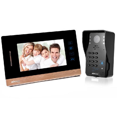 KKmoon 7" Video Door Phone Intercome Doorbell Touch Button ID CardsCodeRemote Controller Unlock Night Vision Rainproof Security
KKmoon 7" Video Door Phone Intercome Doorbell Touch Button ID CardsCodeRemote Controller Unlock Night Vision Rainproof Security