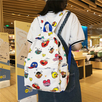Schoolbag female Korean Harajuku ulzzang junior high school high school students cartoon printed ins backpack ancient feeling back
Schoolbag female Korean Harajuku ulzzang junior high school high school students cartoon printed ins backpack ancient feeling back