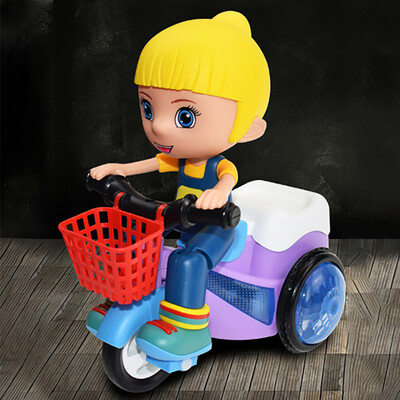 Tailored In Situ Rotation Electric Three-wheeled Bicycle Music Light Toy Children Gift
Tailored In Situ Rotation Electric Three-wheeled Bicycle Music Light Toy Children Gift