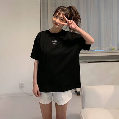 Womens Round Neck Cartoon Funny Character & Letters Print Short Sleeve Loose Pullover T-Shirt
Womens Round Neck Cartoon Funny Character & Letters Print Short Sleeve Loose Pullover T-Shirt