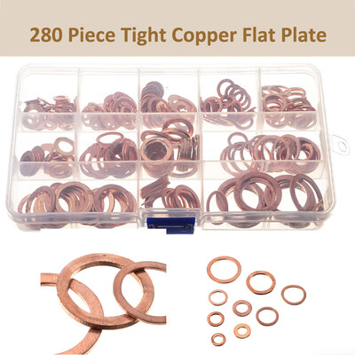 〖Follure〗Tight Flat Plate Seal Assortment Kit 280 Piece for Screws Connection Elements
〖Follure〗Tight Flat Plate Seal Assortment Kit 280 Piece for Screws Connection Elements