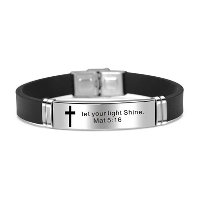 15 Styles Religious Cross Jesus Scripture Quote Christian Bible Verse Carved Inspiring Faith Silicone Bracelets
15 Styles Religious Cross Jesus Scripture Quote Christian Bible Verse Carved Inspiring Faith Silicone Bracelets