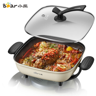Bear Bear electric hot pot household electric wok non-stick pot multi-function pot electric cooker 5L electric skillet large capacity DHG-A50G1
Bear Bear electric hot pot household electric wok non-stick pot multi-function pot electric cooker 5L electric skillet large capacity DHG-A50G1
