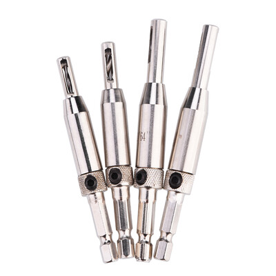 Greensen 4pcs Hex Shank Self-Centering Drill Bit Set Door Window Hinge Hole Puncher Woodworking Tool
Greensen 4pcs Hex Shank Self-Centering Drill Bit Set Door Window Hinge Hole Puncher Woodworking Tool