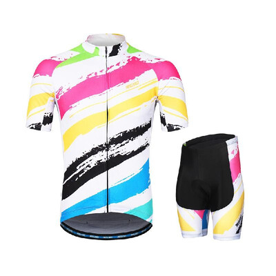 ARSUXEO Mens Cycling Clothing Set Short Sleeve Set Quick-dry Shirt 3D Cushion Padded Short Pants
ARSUXEO Mens Cycling Clothing Set Short Sleeve Set Quick-dry Shirt 3D Cushion Padded Short Pants