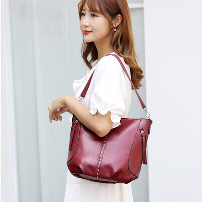 Tailored Fashion Women Rivets Pure Color Leather Handle Bag Messenger Bags Crossbody Bags
Tailored Fashion Women Rivets Pure Color Leather Handle Bag Messenger Bags Crossbody Bags