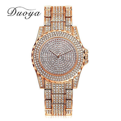 Duoya Women Quartz Watch Fashion Bling Casual Ladies Watch Female Quartz Gold Watch Crystal Diamond For Women Clock
Duoya Women Quartz Watch Fashion Bling Casual Ladies Watch Female Quartz Gold Watch Crystal Diamond For Women Clock
