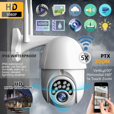 NEW IP Camera with Onvif WiFi 2MP 1080P Wireless Speed Dome CCTV IR Outdoor NetCam Security Surveillance
NEW IP Camera with Onvif WiFi 2MP 1080P Wireless Speed Dome CCTV IR Outdoor NetCam Security Surveillance