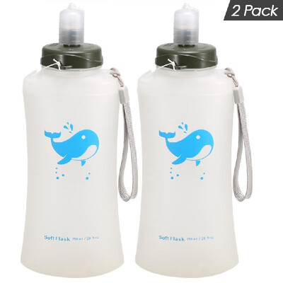 2 Pack 750ml Soft Hydration Flask Ultralight Outdoor Camping Hiking Foldable Water Bottle
2 Pack 750ml Soft Hydration Flask Ultralight Outdoor Camping Hiking Foldable Water Bottle