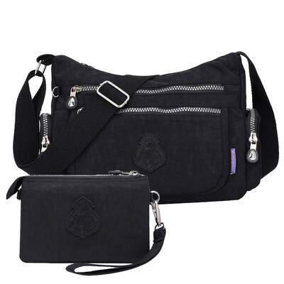 Tailored Women Nylon Shoulder Bag Waterproof Elegant Daily Shopping Handbag Two-piece Set
Tailored Women Nylon Shoulder Bag Waterproof Elegant Daily Shopping Handbag Two-piece Set