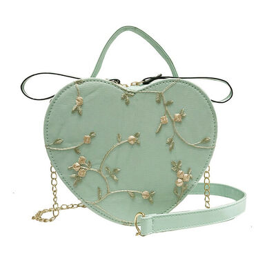 2019 New Style Chains Flower Fashion Handbag PU Leather Heart-shaped Messenger Women Ladies Cartoon Shoulder Tote Bag
2019 New Style Chains Flower Fashion Handbag PU Leather Heart-shaped Messenger Women Ladies Cartoon Shoulder Tote Bag