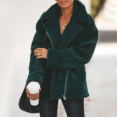 Autumn Winter Long sleeve Women Coat Fashion New Womens Button Suit Collar Pocket Blouse Woolen Jacket coats Warm windbreaker
Autumn Winter Long sleeve Women Coat Fashion New Womens Button Suit Collar Pocket Blouse Woolen Jacket coats Warm windbreaker