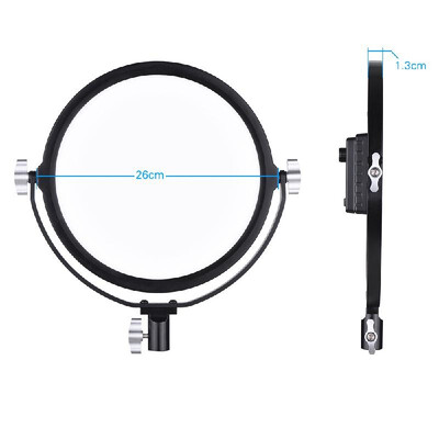 Andoer OLED-260 5600K Color Temperature Dimmable LED Video Light Fill Light CRI 95 30W Output Adjustable Brightness
Andoer OLED-260 5600K Color Temperature Dimmable LED Video Light Fill Light CRI 95 30W Output Adjustable Brightness