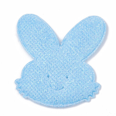 Glitter PU Patches with Non Woven Fabric Back&Sponge Inside Rabbit LightSkyBlue 51x46x25mm
Glitter PU Patches with Non Woven Fabric Back&Sponge Inside Rabbit LightSkyBlue 51x46x25mm