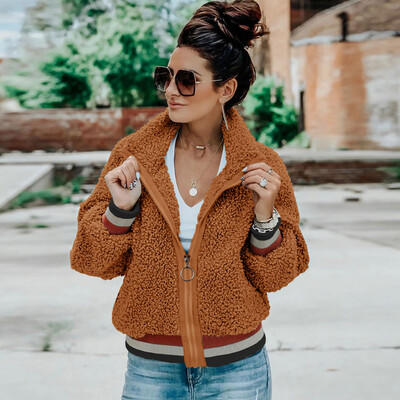 Toponeto Women Warm Zipper Pockets Flannel Long Sleeve Sweatshirt Pullover Coat Outwear
Toponeto Women Warm Zipper Pockets Flannel Long Sleeve Sweatshirt Pullover Coat Outwear