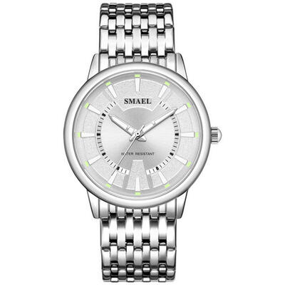 SMAEL 9620 Casual Sports Watch Fashion Male Stainless Steel Wristwatch Waterproof Quartz Watches
SMAEL 9620 Casual Sports Watch Fashion Male Stainless Steel Wristwatch Waterproof Quartz Watches
