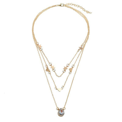Seaside Necklace Multi-layered Gold Ladies Necklace Head Pendant Bohemian Fashion Jewelry Wedding Party Summer Girlfriend Gift
Seaside Necklace Multi-layered Gold Ladies Necklace Head Pendant Bohemian Fashion Jewelry Wedding Party Summer Girlfriend Gift
