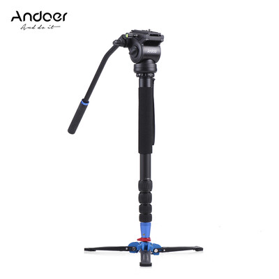 Andoer 172cm677" Professional Photography Video Aluminum Alloy Monopod Unipod Camera Stand Support w Fluid Draft Hydraulic Damp
Andoer 172cm677" Professional Photography Video Aluminum Alloy Monopod Unipod Camera Stand Support w Fluid Draft Hydraulic Damp