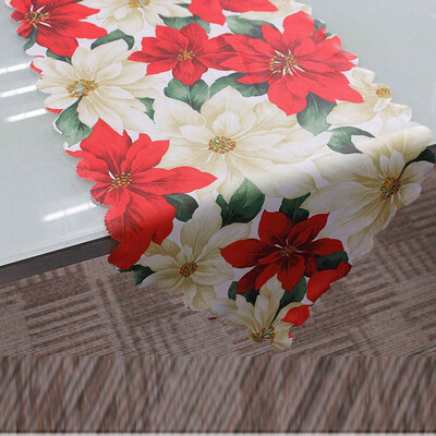 Gobestart Decorative Christmas Santa Claus Tapestry Poinsettia Table Runner 14x71 Inch
Gobestart Decorative Christmas Santa Claus Tapestry Poinsettia Table Runner 14x71 Inch
