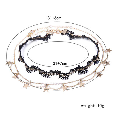 Lace Choker Necklaces For Women Black Lace Hollow Heart Flower Short Clavicle Collares Necklace Fashion Neck Jewelry
Lace Choker Necklaces For Women Black Lace Hollow Heart Flower Short Clavicle Collares Necklace Fashion Neck Jewelry