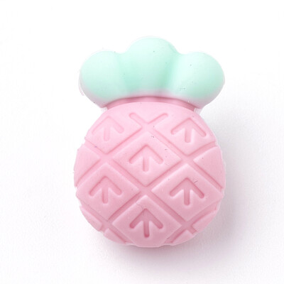 Food Grade Environmental Silicone Beads Chewing Beads For Teethers DIY Nursing Necklaces Making Pineapple Pink 215x15x12mm
Food Grade Environmental Silicone Beads Chewing Beads For Teethers DIY Nursing Necklaces Making Pineapple Pink 215x15x12mm