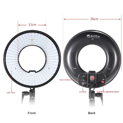 Video Photography Studio Ring Light Lamp Panel 300 LEDs CRI 95 5500K Color Temperature for DSLR Camera Camcorder
Video Photography Studio Ring Light Lamp Panel 300 LEDs CRI 95 5500K Color Temperature for DSLR Camera Camcorder
