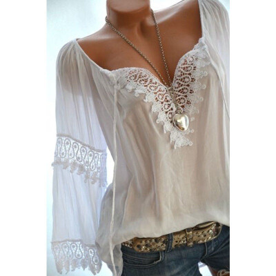 Cotton Sexy Off Shoulder Lace Edge T-Shirt Women Flare Long Sleeve T shirt Female Casual Solid Color Tee Plus Size
Cotton Sexy Off Shoulder Lace Edge T-Shirt Women Flare Long Sleeve T shirt Female Casual Solid Color Tee Plus Size