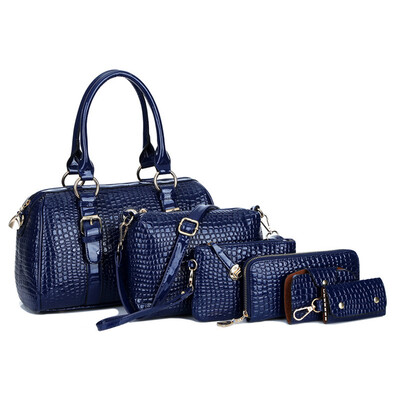 2018 New Women Handbag Leather Shoulder Bags Fashion Totes Female Purse High Quality Five-pcs Set Designer Brand Bolsa Feminina
2018 New Women Handbag Leather Shoulder Bags Fashion Totes Female Purse High Quality Five-pcs Set Designer Brand Bolsa Feminina