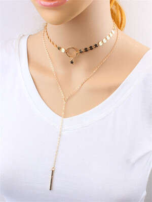 New Arrival Three Layer Pendant Necklace For Women 2 Colors Metal Necklaces Sexy Beach Party Jewelry Gift
New Arrival Three Layer Pendant Necklace For Women 2 Colors Metal Necklaces Sexy Beach Party Jewelry Gift