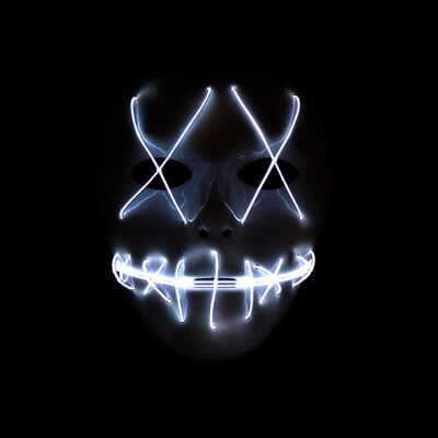 FUNNYBUNNY Scary Mask Halloween Cosplay Led Costume Mask El Wire Light Up Mask for Festival Parties Mask Halloween Party
FUNNYBUNNY Scary Mask Halloween Cosplay Led Costume Mask El Wire Light Up Mask for Festival Parties Mask Halloween Party