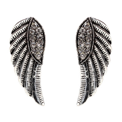 2018 Hot Angel Wings Vintage Earrings Rose Filled Glowing Austrian Crystal Stud Luxury Women Earrings Jewelry E1408
2018 Hot Angel Wings Vintage Earrings Rose Filled Glowing Austrian Crystal Stud Luxury Women Earrings Jewelry E1408