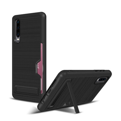 Hybrid Bumper Case Huawei P30 Card Holder Cover Huawei P30 ELE-L09 ELE-L29 TPU Stand Case Huawei P30 PC Armor Cover
Hybrid Bumper Case Huawei P30 Card Holder Cover Huawei P30 ELE-L09 ELE-L29 TPU Stand Case Huawei P30 PC Armor Cover
