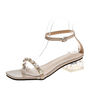 Sandals with skirts water drills open toe fairies soft thick heels buttoned summer sandals
Sandals with skirts water drills open toe fairies soft thick heels buttoned summer sandals