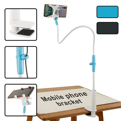 Universal Lazy Mobile Phone Gooseneck Stand Holder Stents Flexible Bed Desk Table Clip Bracket for Phone Flexible Holder Arm
Universal Lazy Mobile Phone Gooseneck Stand Holder Stents Flexible Bed Desk Table Clip Bracket for Phone Flexible Holder Arm
