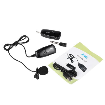 XXD-G18L 24G Wireless Microphone Hands Free Clip-on Lapel Portable External Mic with Receiver Transmitter for Car Radio Home Thea
XXD-G18L 24G Wireless Microphone Hands Free Clip-on Lapel Portable External Mic with Receiver Transmitter for Car Radio Home Thea