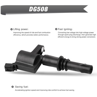 Ignition Coil Pack of 8 for Ford Expedition Explorer - 04-08 F-150 - Mustang Super Duty - Mercury Mountaineer 46L 54L 68L V8
Ignition Coil Pack of 8 for Ford Expedition Explorer - 04-08 F-150 - Mustang Super Duty - Mercury Mountaineer 46L 54L 68L V8