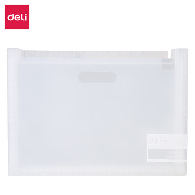 Deli reli retractable organ bag large capacity desktop file compartment transparent
Deli reli retractable organ bag large capacity desktop file compartment transparent
